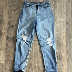 Vanilla Star Women's Blue Distressed Jeans
